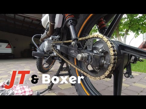 Видео: JT ланцюг на BAJAJ BOXER
