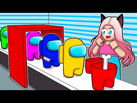 Видео: Бесконечная Ферма AMONG US В Роблокс!