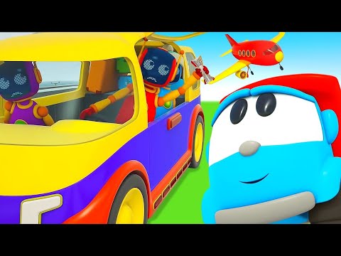 Видео: Лева и его друзья собирают полезные машинки! 🚘