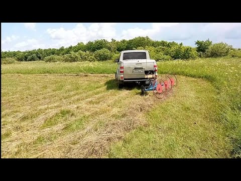 Видео: УАЗ работает на покосе/Купили наконец-то Мотор Сич