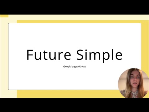 Видео: Future Simple - простое настоящее время в английском || Использование Future Simple