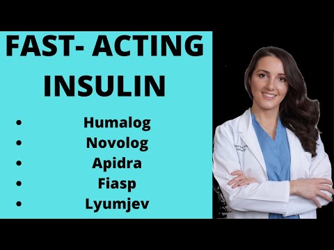 Видео: Быстродействующие инсулины! Инсулин перед едой. Какой лучше всего подходит вам?