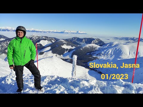 Видео: Словакия, лыжный курорт Ясна, 2023 вторая часть, Slovakia, Jasna,  #europe #slovakia #jasna