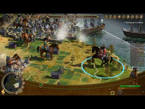 Видео: Прохождение Civilization 4 Colonization, уровень Patriot, без загрузок 36 - Финал: Победа!