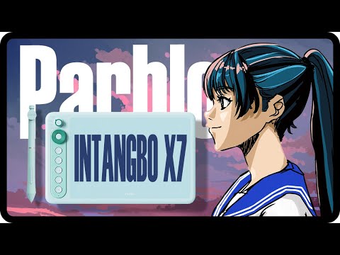 Видео: Графический планшет PARBLO INTANGBO X7. Обзор, распаковка, настройка и тесты!