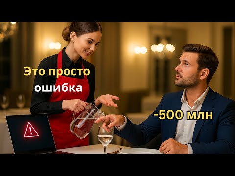 Видео: Гендиректор: «Найди ошибку — дам $10 млн» | Скромная официантка решает всё