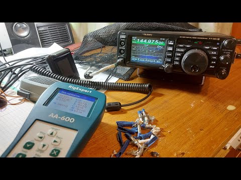 Видео: Согласуем входное сопротивление антенны с кабелем и трансивером.