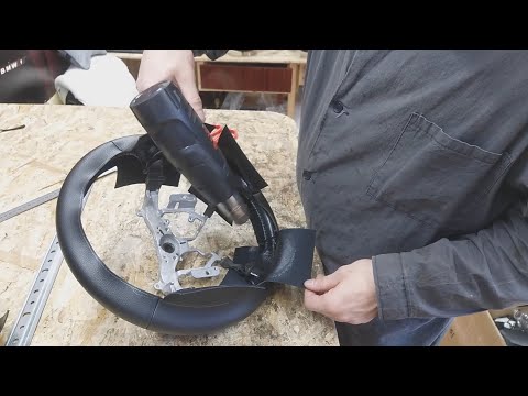 Видео: Перетяжка руля Toyota Highlander