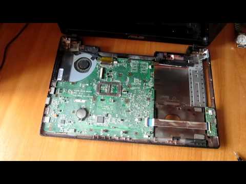 Видео: Разборка и чистка ноутбука ASUS K53E