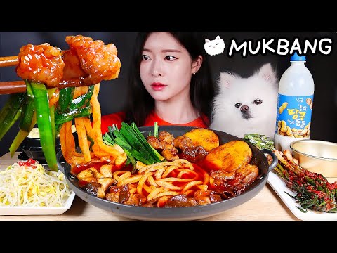 Видео: ASMR * Жареные с пряностями кишки говядины 🔥 Жареный рис, Рисовое вино, Лапша, Кимчи MUKBANG