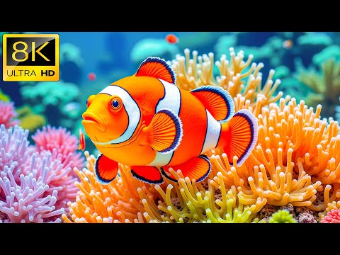 Видео: Захватывающее путешествие по океану в разрешении 8K: окунитесь в мир величественных морских животных