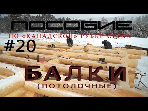 Видео: Как сделать деревянный дом #20 Видовые потолочные балки