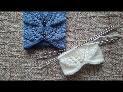 Видео: Шикарный узор можно применить как кайму  для низа изделия и рукава.