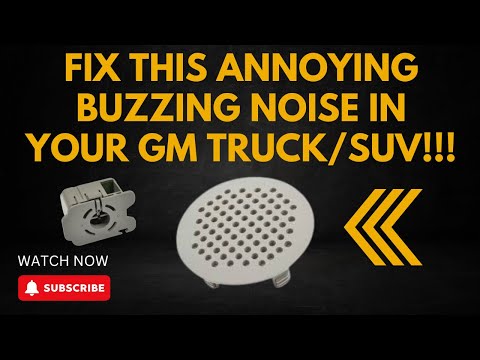 Видео: Устранение жужжащего шума в грузовиках/внедорожниках GM 99-07