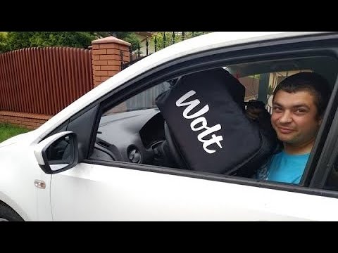 Видео: Польша. Один день работы в Wolt (доставка еды). Сколько можно заработать?