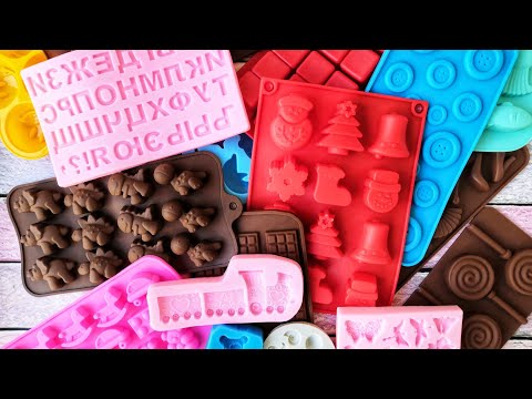 Видео: Обзор моих силиконовых молдов для шоколада.