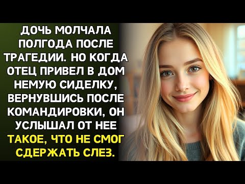 Видео: Девочка молчала полгода после трагедии, но немая сиделка сказала нечто от чего отец не сдержал слез…