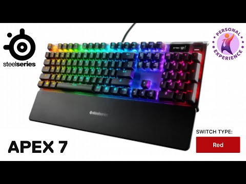 Видео: Всё об игровой клавиатуре SteelSeries Apex 7 Red Switch / 4K