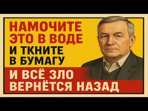 Видео: Что происходит, если проткнуть бумагу святой водой - правда, о которой молчат старые ритуалы