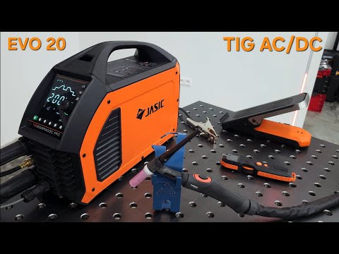 Видео: Модульный AC/DC TIG сварочный аппарат для алюминия (с импульсом) - Jasic EVO20 TIG 200 PACDC PFC