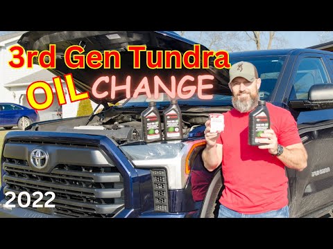 Видео: Как заменить масло в Toyota Tundra третьего поколения, сбросить требования к техническому обслужи...