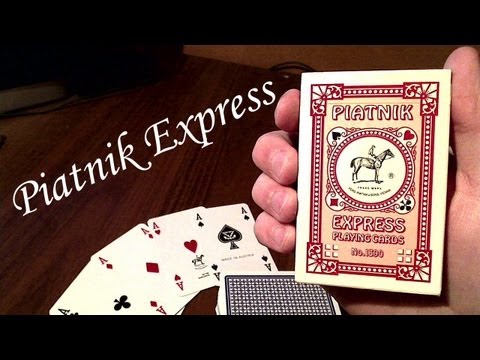 Видео: Обзор игральных карт Piatnik Express