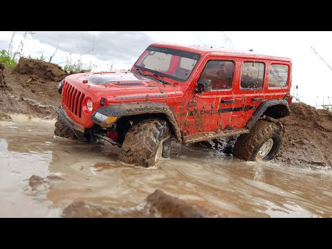 Видео: ТЕСТ JEEP Wrangler RUBICON за 43 000 р. ... Axial SCX10 3