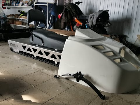 Видео: Сборка самодельного снегохода на базе гусеницы лонг. Часть 1.