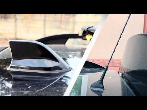 Видео: Заменил щтатную аненну "удочку" на антенну акулий  плавник в РЕНО КАПТУР.