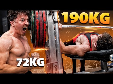 Видео: Самый сильный из всех, кем я когда-либо был! Жим лёжа 190 кг/418 фунтов