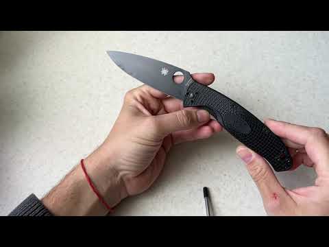 Видео: Spyderco Resilience-великий ніж