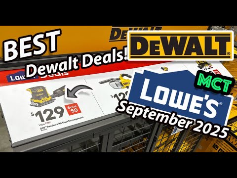 Видео: Скидки на инструменты Dewalt в Lowe's!