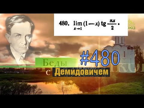 Видео: #480 Номер 480 из Демидовича | Предел функции