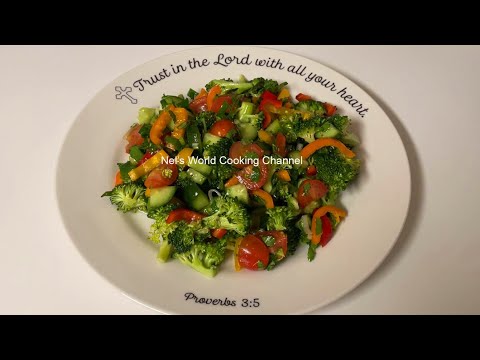 Видео: Չգիրացնող և վիտամիններով հարուստ բրոկկոլիով աղցան -Салат из брокколи/Просто и вкусно! Broccoli salad