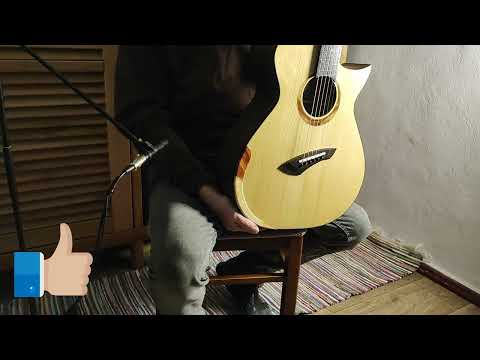 Видео: Запись новой заказной гитары. Мультимензура, шеллак. Гриф 55мм у верхнего порожка