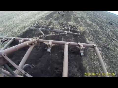 Видео: Культивация самодельным культиватором //кпэ 3 первая культивация