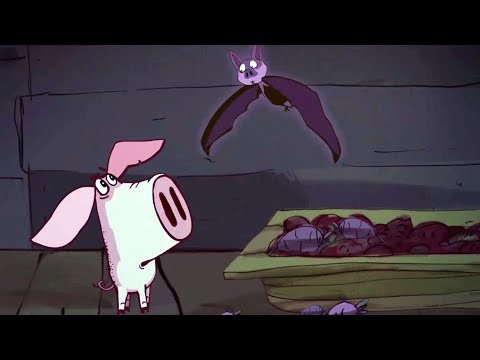 Видео: Поросёнок 🐽 Страшилки из деревни 👻 ⭐ Смешные мультики для детей  💠  Гора самоцветов