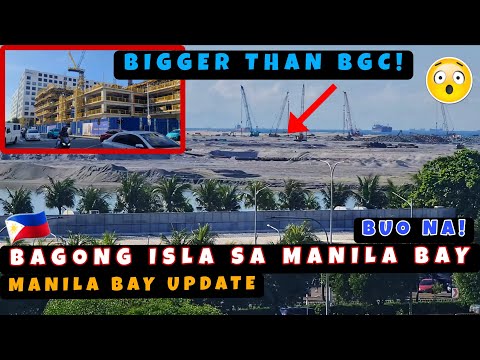 Видео: Больше, чем BGC! Новый остров в Манильском заливе почти достроен! Будет соединён с торговым центр...