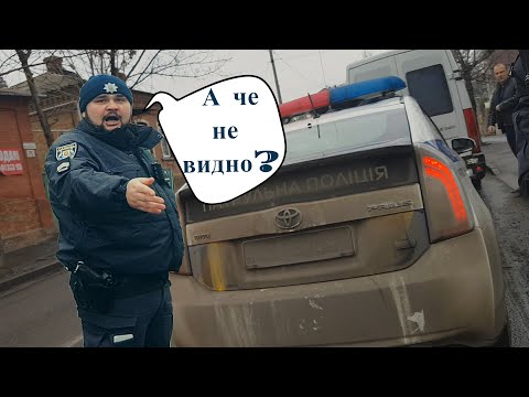 Видео: Быдло патрульный Боевец, которому плевать на ПДД