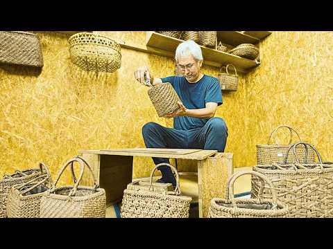 Видео: 【Удивительное Ремесло】Легендарная корзина из дикого винограда из Аомори | 370 лет искусства Цугару