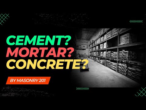 Видео: Цемент? Раствор? Бетон? В чём разница???