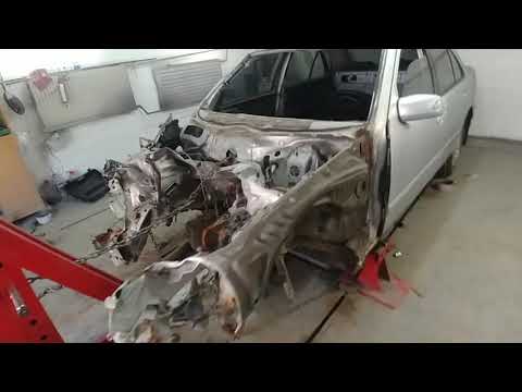 Видео: Замена переда Мерседес  210