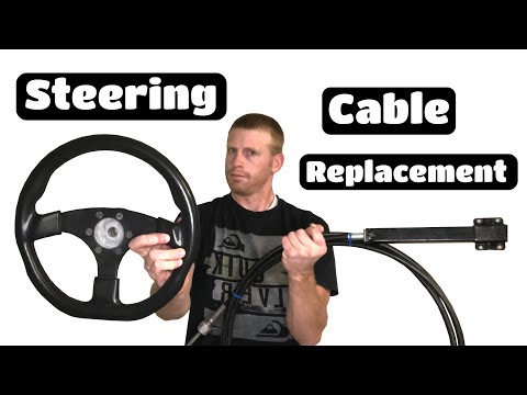 Видео: Как заменить трос рулевого управления на лодке
