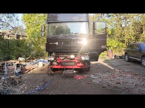 Видео: жгут на даф 95 готов . делаем тормоза на полуприцепе