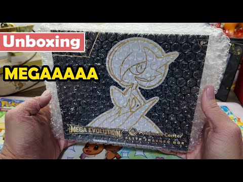 Видео: Распаковка Pokemon Center Mega Evolutions ETB!