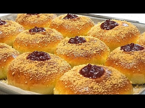 Видео: Приготовьте эти БУЛОЧКИ С ПОВИДЛОМ, сдобное тесто/Buns with jam and crumb