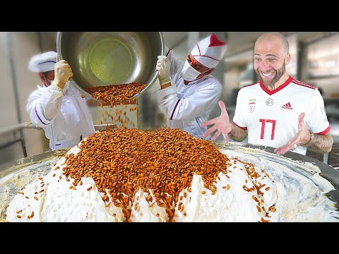 Видео: Изготовление ИРАНСКИХ СЛАДОСТЕЙ в Исфахане, Иран!! Экскурсия по уличной еде и фабрике Gaz PISTACH...