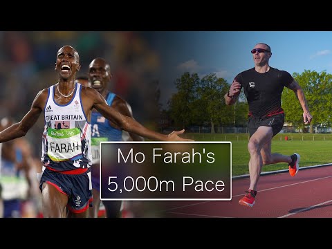 Видео: Насколько быстро бежал Мо Фарах? | Олимпиец Мо против обычного Джо