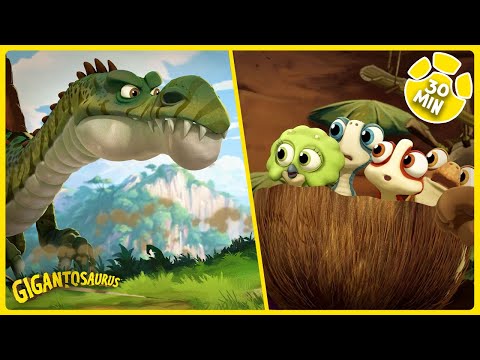 Видео: Эпические Дино-Битвы! 🦕 Топ-3 Серий Гигантозавра, Которые Вам Понравятся | Гигантозавр Мультиязычный