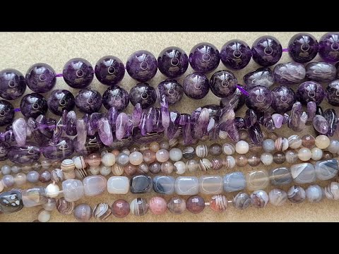 Видео: AliExpress🛒 Аметист, агат Ботсвана и другие покупки из большой посылки